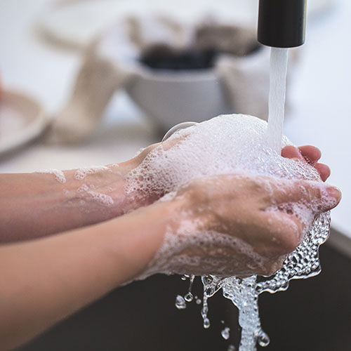 hand washing